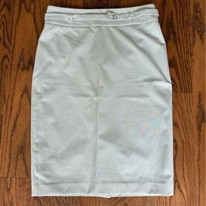 Ann Taylor mint green belted skirt